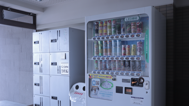 宅配BOX＆自動販売機の画像